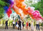 Цветной дым для свадьбы в Перми